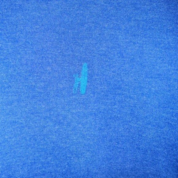 Johnnie-O long sleeved blue space dyed T-shirt medium - Picture 2 of 6